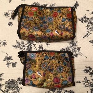 Braciano cosmetic travel bags very good used cond